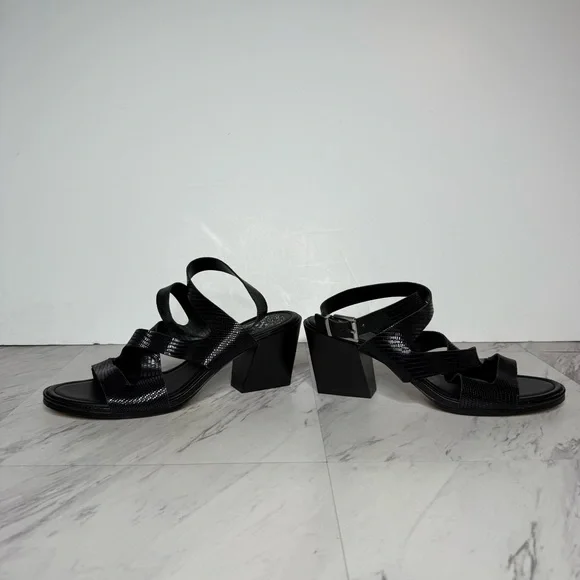 Vince Camuto Deverey Black Heeled Sandal 11M - Picture 7 of 14